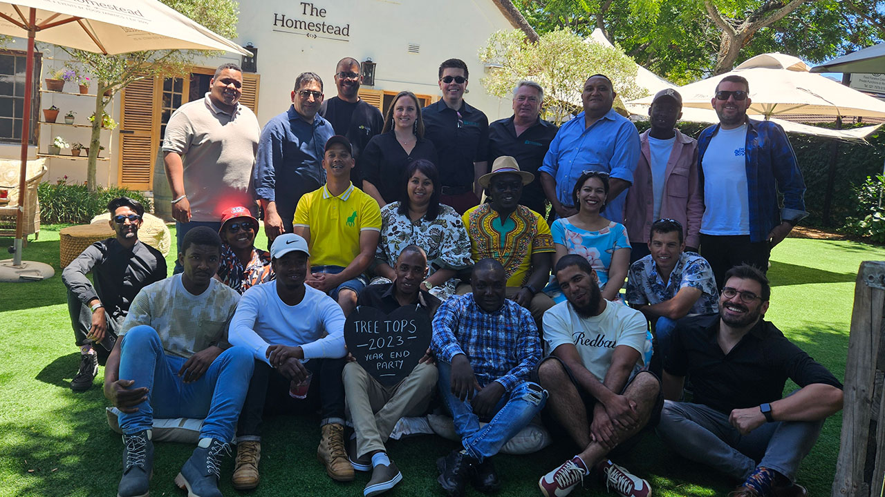 Treetops staff at the 2023 year end party